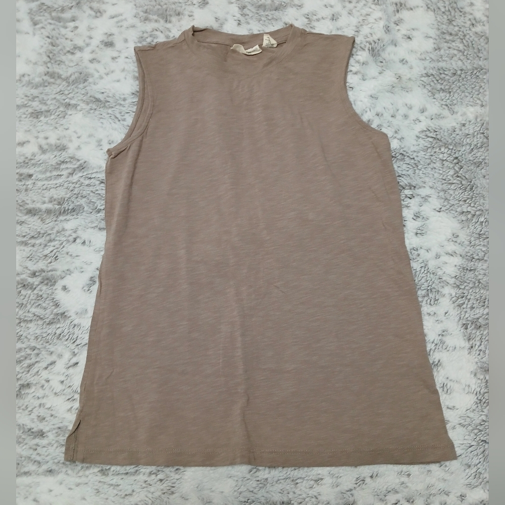Sleeveless Tan Top
